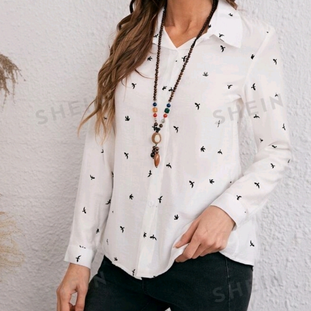 Long sleeve button-down shirt NWT
